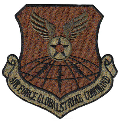 Air Force Global Strike Command Majcom Spice Brown OCP Patch - 2 Pack